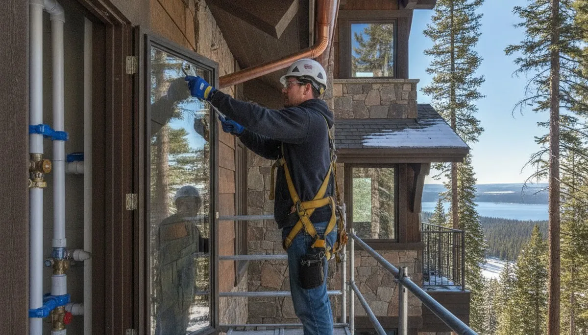 Reno, NV plumber repairing a residential pipe for plumbing service at plumberrenonv-new.com