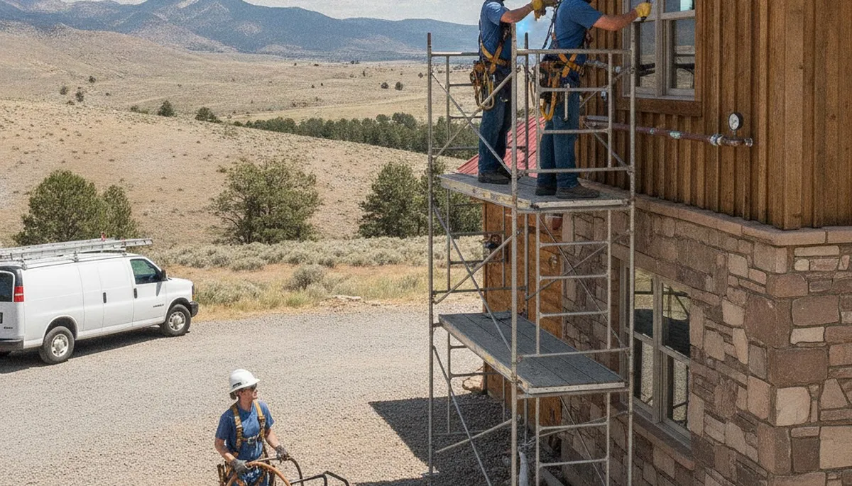 Plumber repairing a pipe in Reno, NV for residential plumbing service