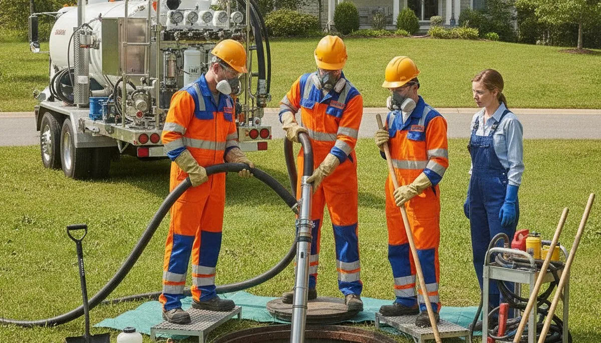 Septic tank cleaning service in Reno, NV for plumbing maintenance and home system care