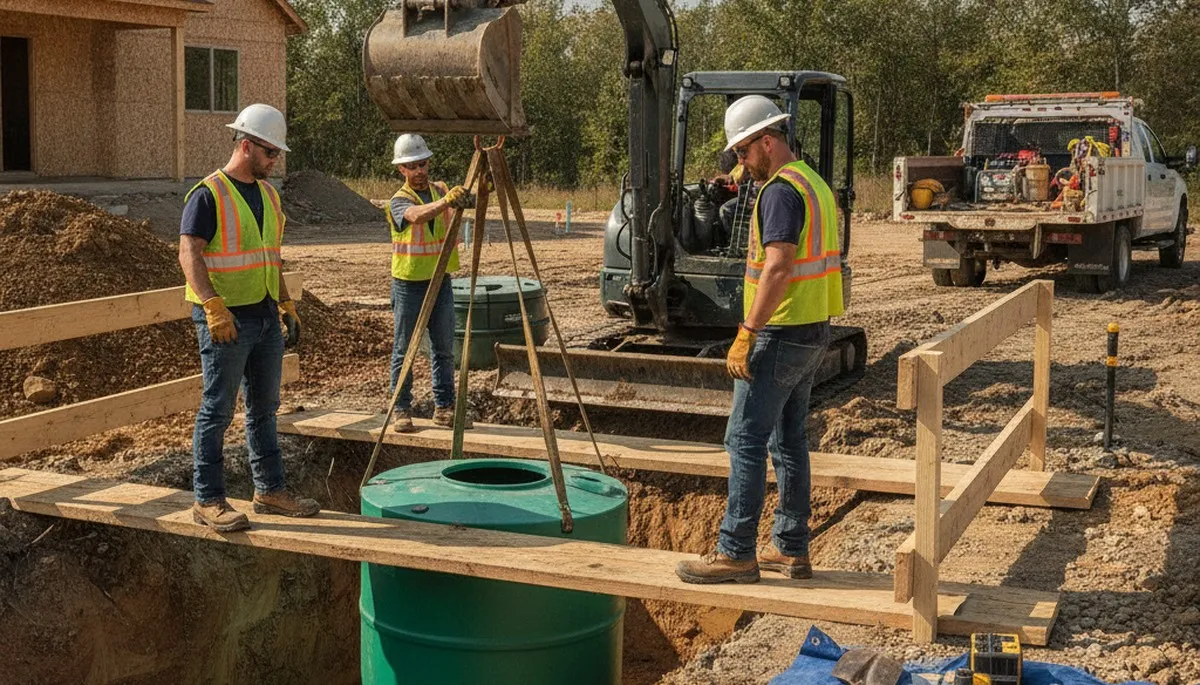 Septic tank installation for Reno, NV home by On Call Plumbers